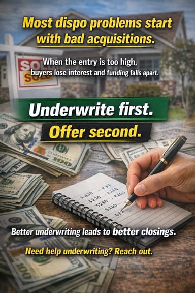 Underwrite first. Offer second.